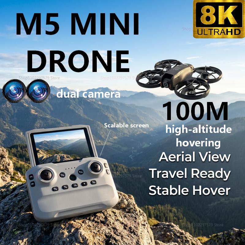 Rc Helicopter Gyro - Nowy Mini Dron M5 2026 z