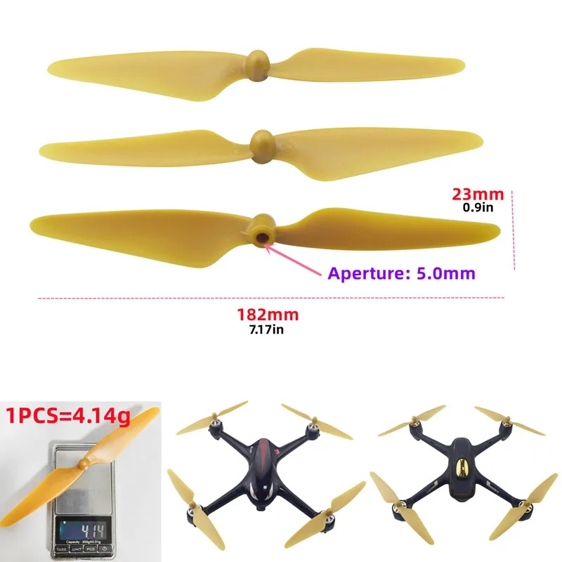 Eachine Drone E58 - 4 SZT. Odporne na uderzenia śmigła