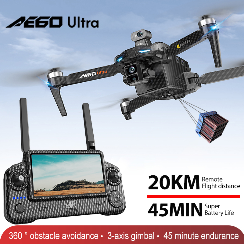 Rc Helicopter Charger - Profesjonalny dron AE60 GPS z kamerą