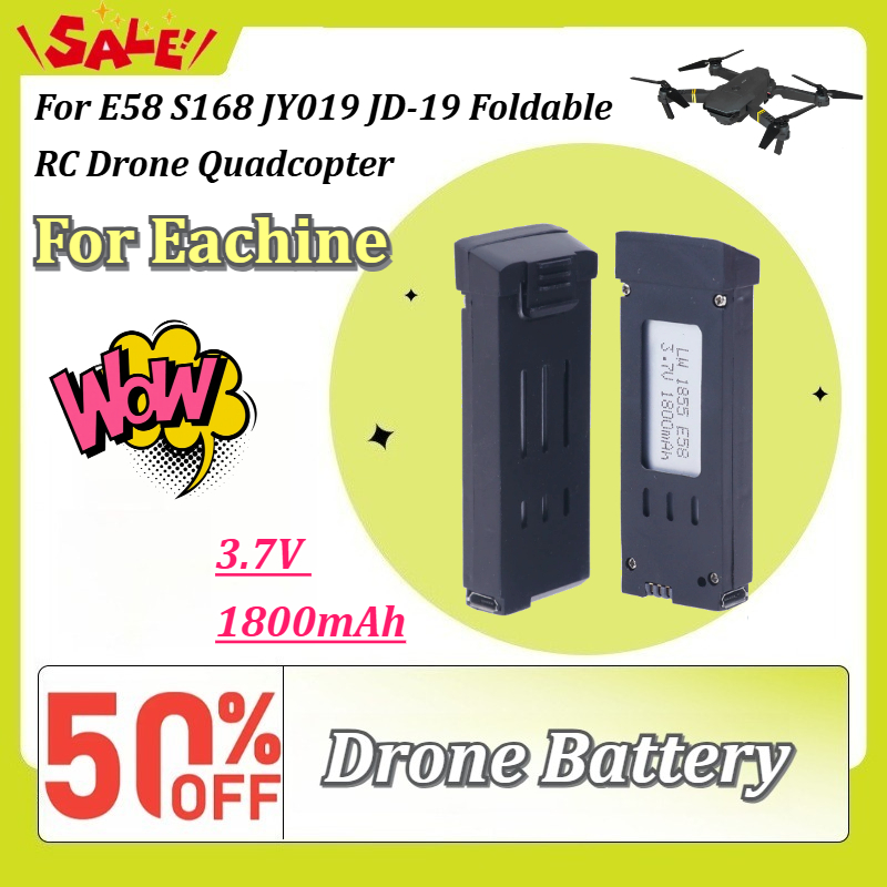Nowa bateria litowa 3.7V 1800m – Eachine Drone E58 recenzja i cena