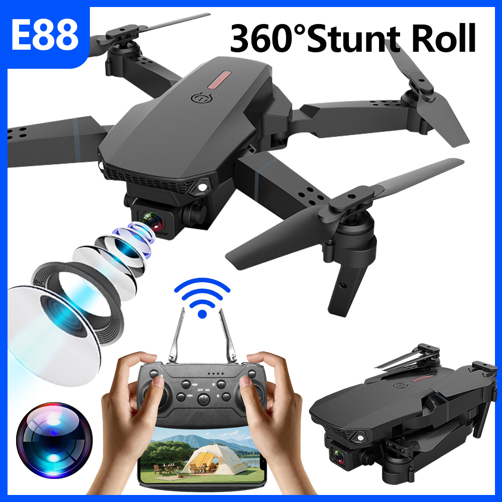 E88 Mini Dron UAV Obrotowy o 3 – Eachine Drone E58 recenzja i cena