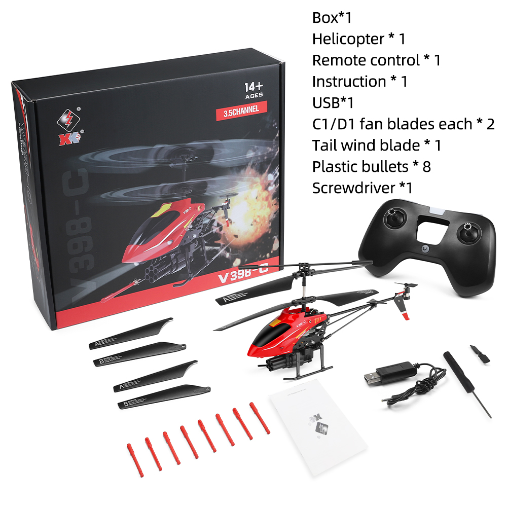 Helikopter RC Wltoys V398-C Sa – Rc Helicopter Gyro recenzja i cena
