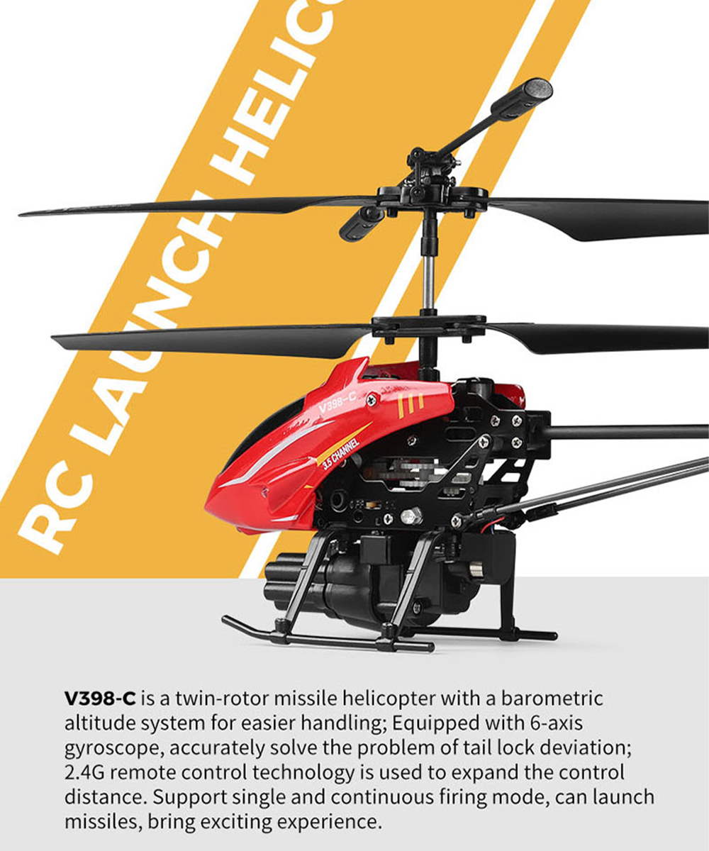 Helikopter RC Wltoys V398-C Sa – Rc Helicopter Gyro recenzja i cena