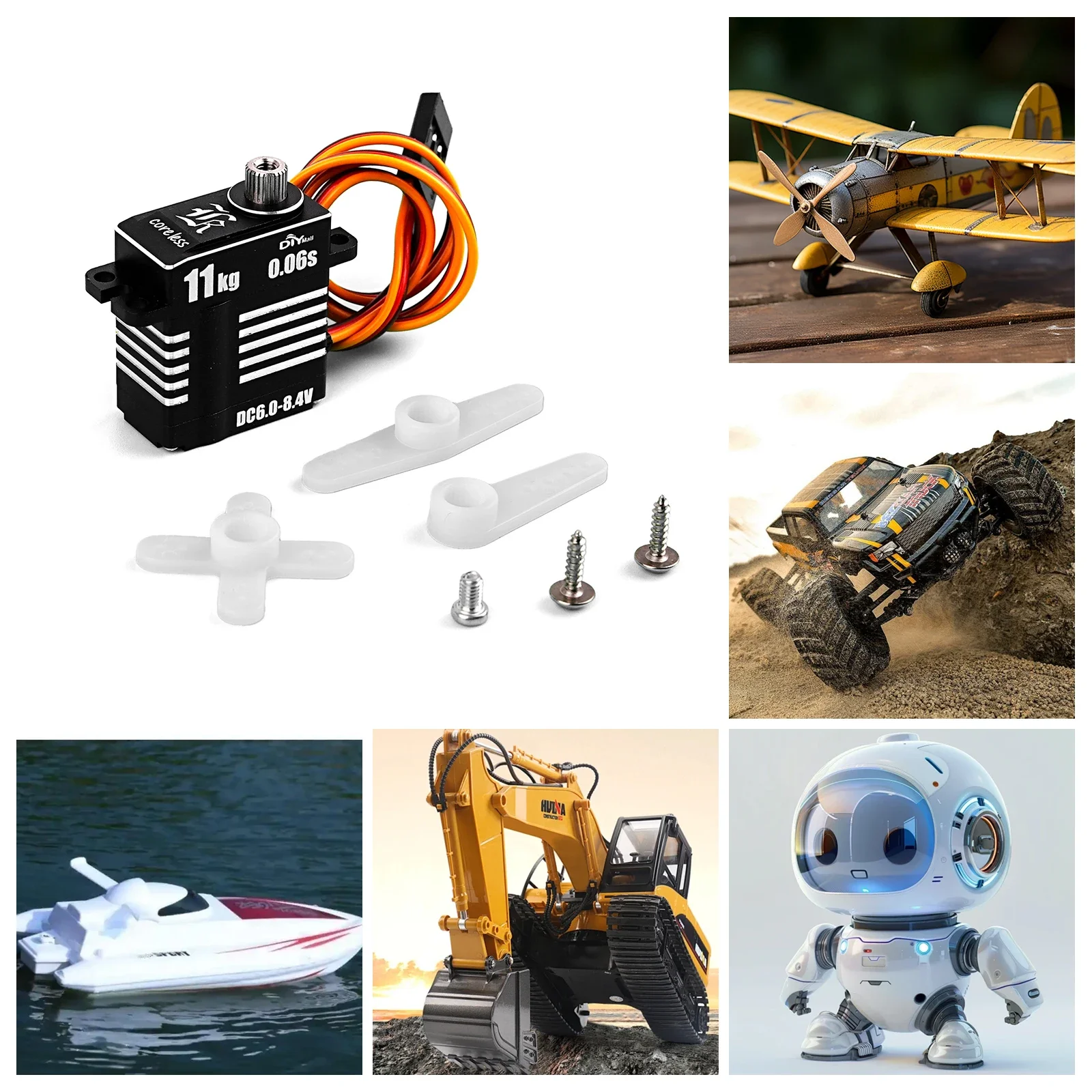 H-11 11KG Mikro Serwo Cyfrowe  – Rc Helicopter Motor recenzja i cena