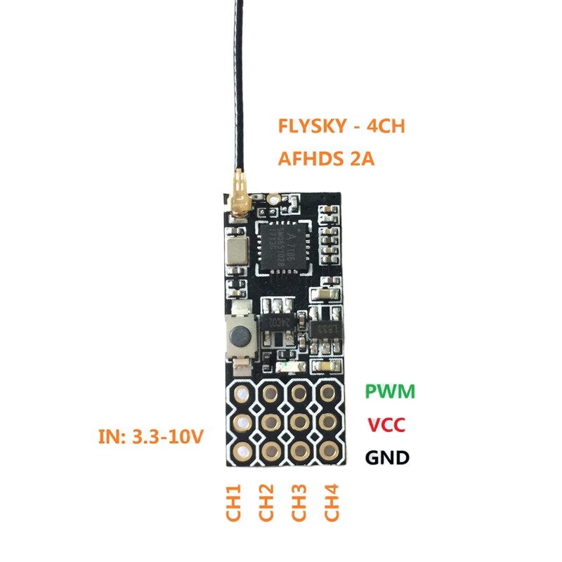 Odbiornik Flysky FS2A Mini 4CH – Rc Helicopter Battery recenzja i cena