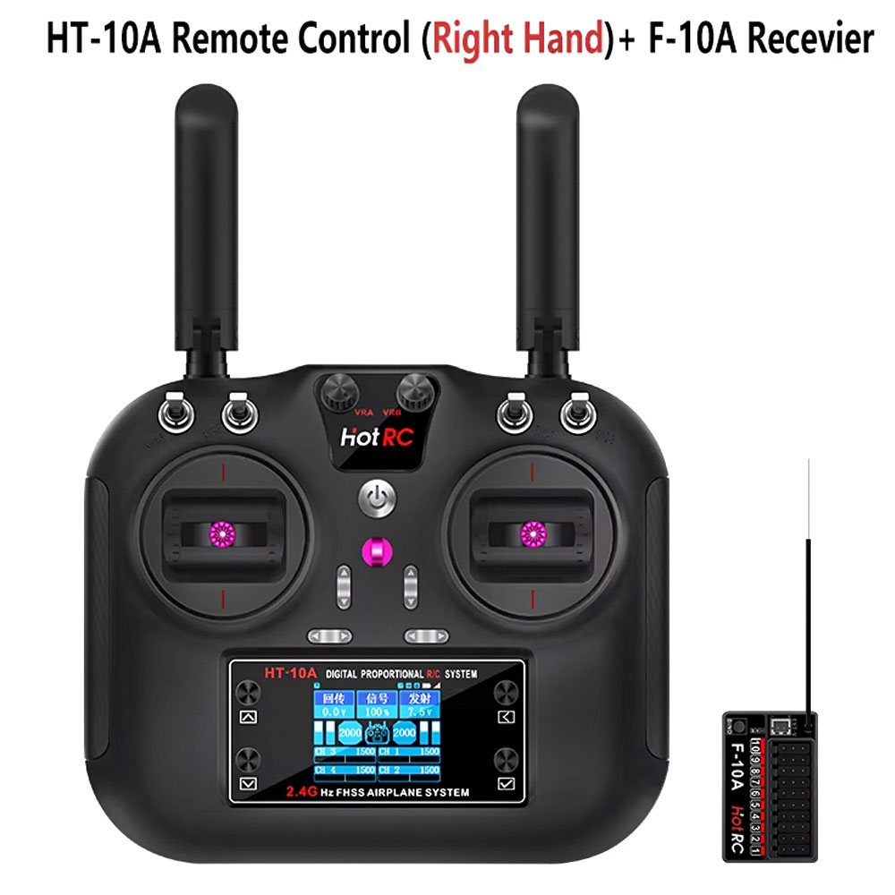Nadajnik Hotrc HT-10A 2.4G 10C – Rc Helicopter Motor recenzja i cena