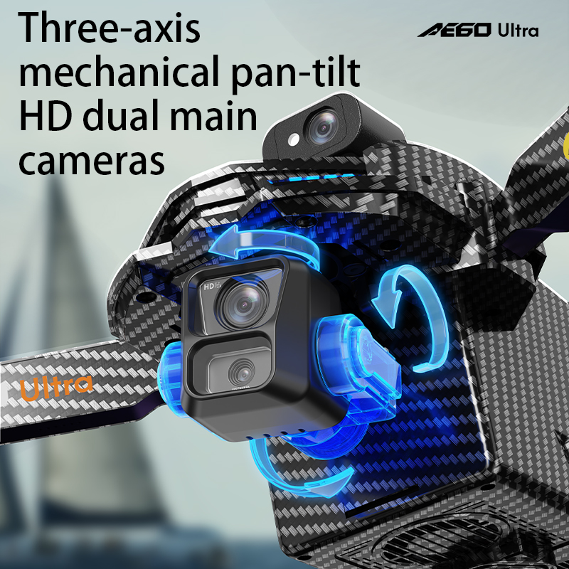 Profesjonalny dron AE60 GPS z  – Rc Helicopter Charger recenzja i cena